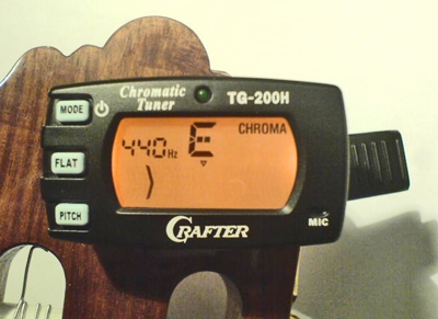 Stimmger�t Crafter Cliptuner unstimmig