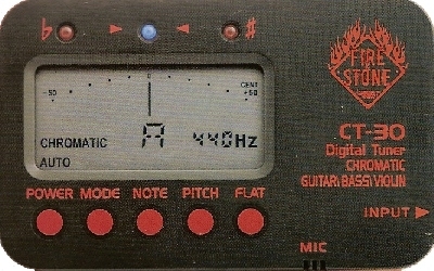 Fire Stone CT-30 Digital Tuner, 433-447 Hz