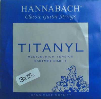 Hannabach Diskant-Satz Titanyl 9508MHT