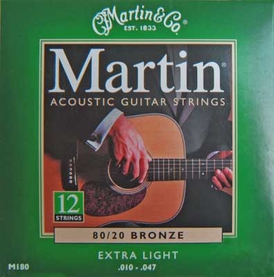 Westernsaiten 12-saitig - Martin-M180 80/20 Bronze
