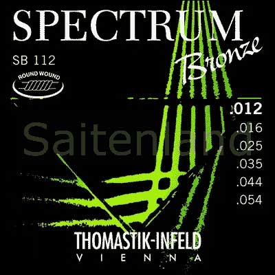 Thomastik Infeld Spectrum Bronze SB112, .012-.054w, medium light