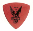 Pick Clayton Rounded Triangle, rot, glatt, extra soft