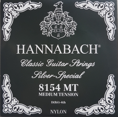 Hannabach Silver Special-8154MT, präzisionsrund medium D-Saite