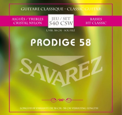 Savarez 540CSW Crystal Nylon, G-wound, Mensur 58-64