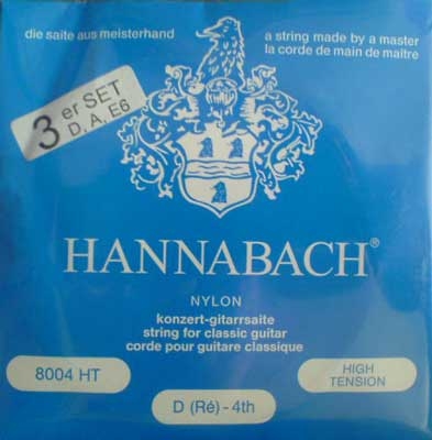 Hannabach Bass-Satz versilbert 8007HT