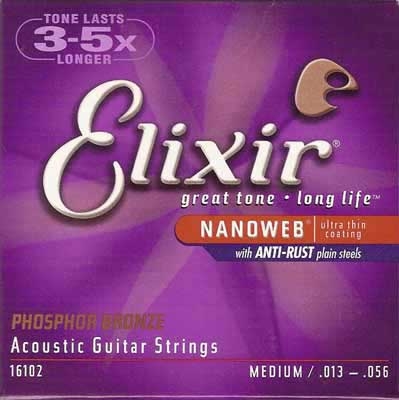 Westernsaiten - Elixir Nanoweb 16102 Anti Rust Phosphor Bronze