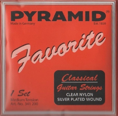 Pyramid Classical Guitar Strings, Silver Plated Wound 341200 Pyramid Classical Guitar Strings, Silver Plated Wound 341200