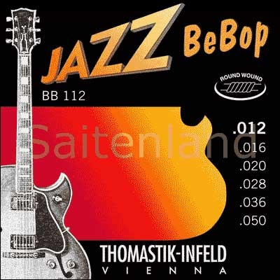 Thomastik Jazz BeBop Nickel Round Wound BB112, .012-.050 light