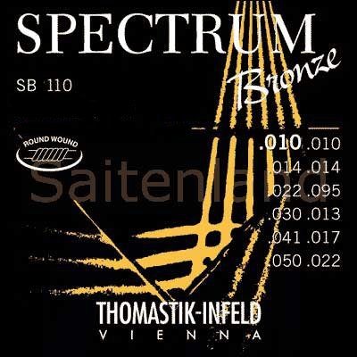 Thomastik Infeld Spectrum Bronze SB110, .010-.050w, extra light