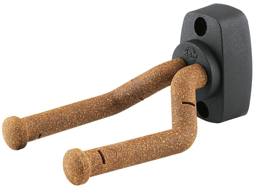 K&M 1628 Wandhalter für Gitarren, Korkoptik