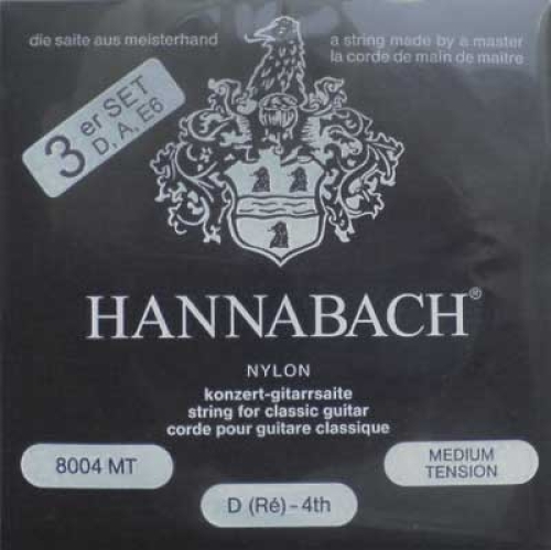 Hannabach Bass-Satz versilbert 8007MT