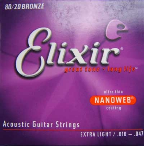 Westernsaiten - Elixir Nanoweb 11002 80/20 Bronze