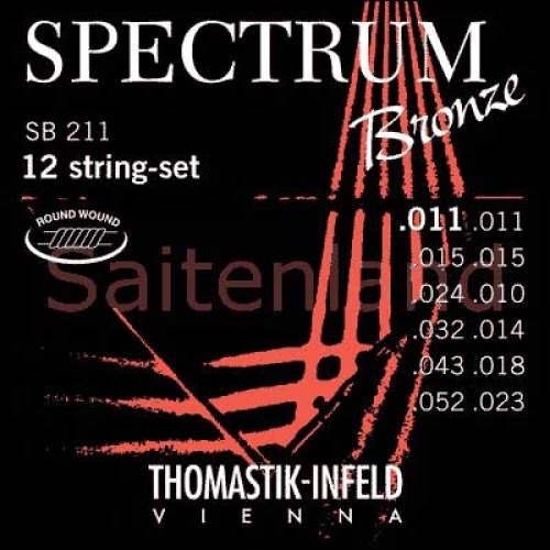 Thomastik Spectrum Bronze für 12-saitige Gitarren