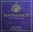 Hannabach Bass-Satz Custom-Made-7287HT, hartversilbert, Runddraht hard